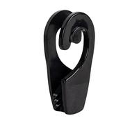 Clips para parachoques de barco, ganchos de tacos de riel, sistema de liberación de conexión rápida, ajustadores ABS antierosión, ideal para muelle, kayak, yate, uso marino, 4.72 x 2.17 pulgadas