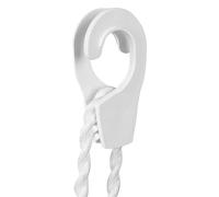 Clips para parachoques de para carril - ABS 4,72 x 2,17 x 1,18 pulgadas | Quick Connect Adjuster Marine Cleat Hook | Piezas de fijación anticolisión para kayaks de pontón al aire libre, botes
