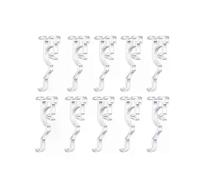 Clips para persianas horizontales de 25 pulgadas, 10 unidades, clip de retención de cenefa de plástico