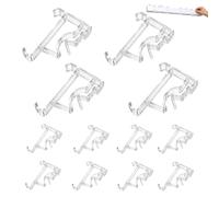 Clips Para Persianas Pack 12 Piezas Transparentes Reutilizables Sin