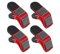 Clips para pinceles de pintura, paquete de 4 herramientas de plástico para abrir latas de pintura y asegurar paños de caída, accesorio de mejora del hogar para pintores y constructores