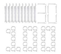 Clips para plantas, soporte de clips, suministros de jardín multifuncionales, abrazadera de sujeción para vides, pepinos, frijoles