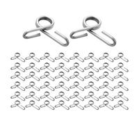 Clips Para Postes-Cerca 50 Piezas Abrazaderas de Acero Inoxidable