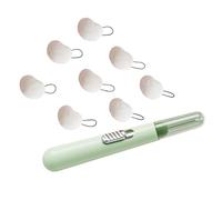 Clips para sábanas de tela, diseño antideslizante seguro, juego de 9 Uds con herramienta de gancho, sujetador antideslizante para edredón, abrazaderas para cama de tela de algodón y aluminio ABS