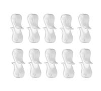 Clips para sombrero de golf, 10 unidades, clip de borde para pelota de golf, soporte para marcadores de pelota, tapas de visera, accesorios de golf ligeros, pinzas simples para la piel al