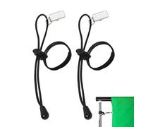 Clips para telón de fondo: soportes de cuerda elástica de 7,87 pulgadas, dispositivo de sujeción ajustable, tensor de pantalones duradero para comodidad de estilo de vida activo | Viajes en la playa C