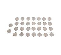 Clips para Tirantes de Chupete, 30 Clips Redondos de Metal para Chupete, Clips de Tirantes de Acero Inoxidable Galvanizado para Clips de Chupete de Bricolaje, Soportes para