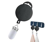 Clips para toallas de cocina, montaje en pared, sin taladro, soporte retráctil para toallas de cocina, para cocina, hogar, caravana, gimnasio, ducha, baño, apartamento, casa de campo