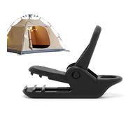 Clips para toldo, resistentes al viento, abrazaderas de bloqueo resistentes a los rayos UV para arena, grava, hierba, aventura, viajes, senderismo, jardín, patio, caravana, telón de fondo, lona de