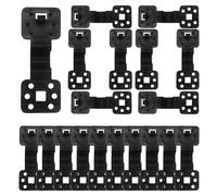 Clips para toldos, 100 unidades de tela de sombra, mango de bloqueo robusto, resistentes al viento, clips de fijación reutilizables para terraza, jardín, camping y exteriores