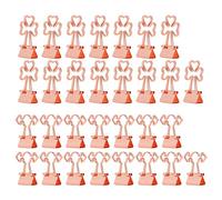 Clips pequeños Rose Clover Style Candy Snwing Paper pinza de papel de metal para la oficina escolar en casa