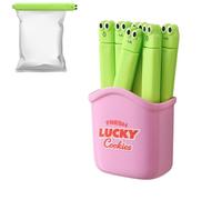 Clips reutilizables para bolsas de alimentos, 6 piezas herméticas con clip magnético de sellado de bolsas | para el hogar, cocina, despensa, camping, , pan, caramelos y más, Green, Refer to