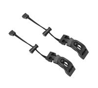 Clips tácticos Molle, 2 hebillas elásticas de cincha, accesorios de mochila para acampar al aire libre, senderismo, montañismo