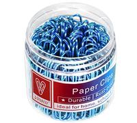 Clips Vinaco, 100 unidades de clips grandes (50 mm), robustos y resistentes a la oxidación, clips jumbo de color verde Ideal para la escuela, el hogar y la oficina