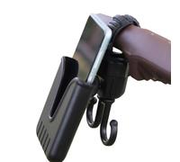 Clips y ganchos de cochecito, gancho de s de cochecito - Fuerte colgante de cochecito multifuncional ligero de carga de carga,Suministros de viajes para bebés, gancho organizador de accesorios para co