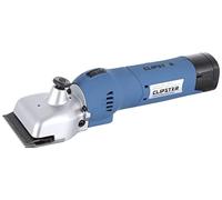 Clipster Esquiladora inalámbrica FarmClipper Akku2, para animales, incluye 2 baterías, azul, 28,5 x 8 x 8 cm, para esquilar ganado, veterinarios, 120 minutos de duración de la batería