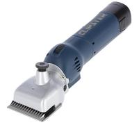 Clipster Esquiladora inalámbrica FarmClipper Akku2, para animales, incluye 2 baterías, azul, 28,5 x 8 x 8 cm, para esquilar caballos, veterinarios, 120 minutos de duración de la batería