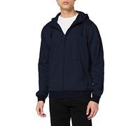 CliQue Basic Full Zip Hoody Sudadera con Capucha, Azul (Dark Navy 580), XXXXL para Hombre