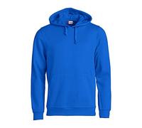 CliQue Basic Sudadera con Capucha, Azul (Royalblue), XS para Hombre