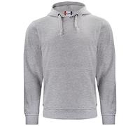 CliQue Basic - Sudadera con Capucha para Hombre Gris Gris (Grey Melange) L