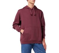 CliQue Basic - Sudadera con Capucha para Hombre Rojo Rojo (Burgundy) L