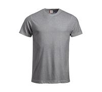 CliQue New Classic Camiseta, Gris (Grey Melange), L para Hombre