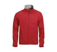 Clique Chaqueta Softshell básica Giacca para hombre, informal, mate, rosso, M