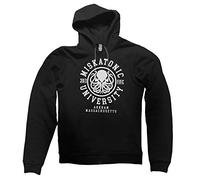 Clique Clothing Miskatonic University Sudadera con Capucha - Negro - X-Large