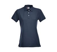 CliQue Premium Polo Shirt Camisa, Azul (Dark Navy), XL para Mujer