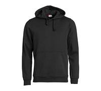 CliQue Basic Sudadera con Capucha, Negro, 4XL para Hombre