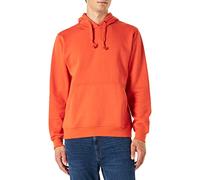 CliQue Sudadera básica con Capucha para Hombre, Opaca, Naranja (Blood Orange), M
