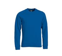 CliQue Sudadera clásica de Cuello Redondo para Hombre, Azul (Azul Rey), Talla S, Azul (Royal Blue), S