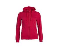 Clique - Sudadera con Cremallera Lisos para Mujer (M) (Rojo)