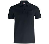 Clique Unisex Adulto Basic Polo W. Pocket Camisa de Polo Not Applicable, Azul Marino Oscuro, 4X-Large