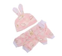 CLISPEED 1 Juego Conjunto Reutilizable de Vestidos y Sombrero Muñecas de Disfraz Intercambiable Creatividad Infantil
