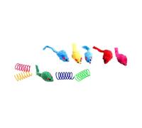 CLISPEED 1 Juego Juguete de Ratón de para Gatos Aleatorios Estimula la Curiosidad Mascota Color Aleatorio Color Aleatorio