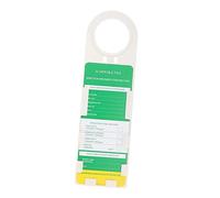 CLISPEED 1 Juego Kit de Etiquetas y Soporte para Estado de Andamios Inspección de Seguridad de Construcción Resistente Desgarros y Instalación para Cumplimiento Normativo Proyectos de