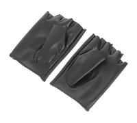 CLISPEED 1 Par Guantes de Bicicleta Portátiles para Adultos Guantes sin Dedos con Protección UV Accesorios Ciclismo Pesca