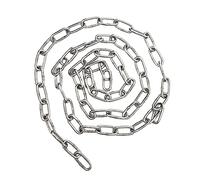 CLISPEED 1 Pieza Cadena Inoxidable de Metros para Mascotas Cadena Resistente para Perros para Interior y Exterior Seguridad y Estilo un