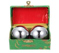 CLISPEED 1 Set Metal Training Balls Health Ejercicio Bolas Masaje Mano Masaje Fitness Balls