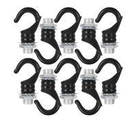 CLISPEED 10 Ganchos de Techo para Lámparas Colgantes de Hierro Diseño de Gancho Cerrado y Rosca Bull Nose, Paquete de 10 Piezas para Uso en Hogar y Espacios Comerciales