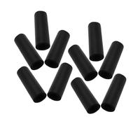 CLISPEED 10 Piezas Fundas de Esponja para Correa de Mascota Mango Antideslizante y Protector para Agarre Cómodo Paseos con Perro y Gato Material Duradero Nbr Negro