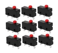 CLISPEED 10 piezas Microinterruptores de Fin de Carrera Interruptor Límite Pin Plungador Micro Switch para Electrodomésticos Sensibilidad Alta Fácil Instalación Compatible con Proyectos