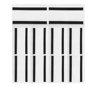 CLISPEED 10 piezas Portaetiquetas Magnéticos Transparentes Uds con Funda Protectora Resistente para Estantes Metálicos Supermercados y Tiendas