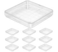 CLISPEED 10 Placas de Piezas con Tapa de Ps Diseño Seguro para Profesional para con y Microbiología