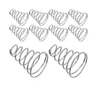 CLISPEED 10 Unidades Resortes Cónicos de Compresión Muelles Torre de Acero Inoxidable para Linternas LED Resorte para Tapas Traseras de Baterías Contacto Optimizado y Estable