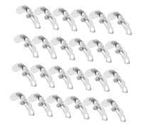 CLISPEED 100 Piezas Accesorios De Joyería Clip Orejas Bases Redondas para Pendientes De Clip Materiales De Bricolaje para Adornos De Orejas para Mujer