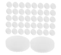CLISPEED 100 Piezas Unidades Esponjas Redondas para Maquillaje Recambio Suave para Polvos Bases Multifunción Almohadillas para Rostro Aplicación Uniforme