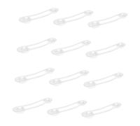 CLISPEED 12 piezas Cerraduras de Seguridad para Bebés Cerradura de Cajón Transparente Multiusos para Armarios y Refrigeradores Protección Antipinchazos y