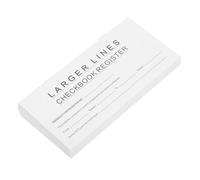 CLISPEED 12 piezas Libros de Registro de Cheques para Bancaria Papel Resistente para Seguimiento de Dinero Cuaderno de Chequera Personal para Ahorros y Contabilidad Empresarial